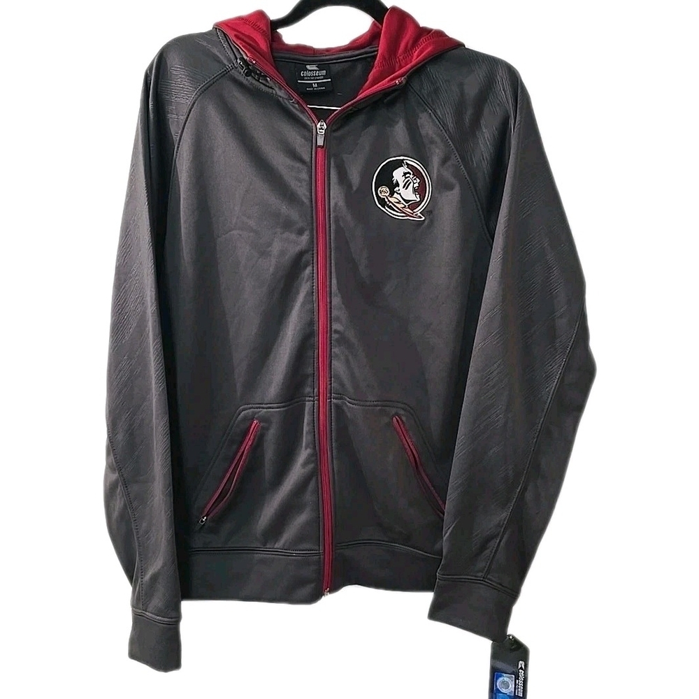 Colosseum Florida State University Mens Size Medium Pullover Hoodie Sweater NWT
